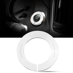 Silver Engine Ignition Start Stop Button Cover Ring for Infiniti Q50 Q60 QX60