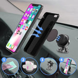 Magnetic Car Mount 360° Rotation GPS Phone Tablet Holder Stick On Dashboard Hat man For iPhone X 7 8 Plus Galaxy Note and More Device