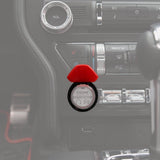 1x Start Stop Engine Switch w/ Red Trim Decor Sticker for 2015-2022 Ford Mustang