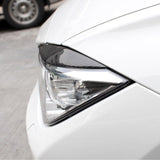 Carbon Fiber Headlight Eyebrows Eye Lid Sticker For BMW 3 Series F30 2012-2018