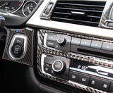 Interior Trim Cover Stickers Real Carbon Fiber for BMW 3 4 Series M3 M4