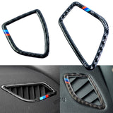 Interior Trim Cover Stickers Real Carbon Fiber for BMW 3 4 Series M3 M4