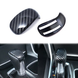 Carbon Fiber Pattern Gear Shift Lever Knob Trim For Honda Accord 2018-2019 10th