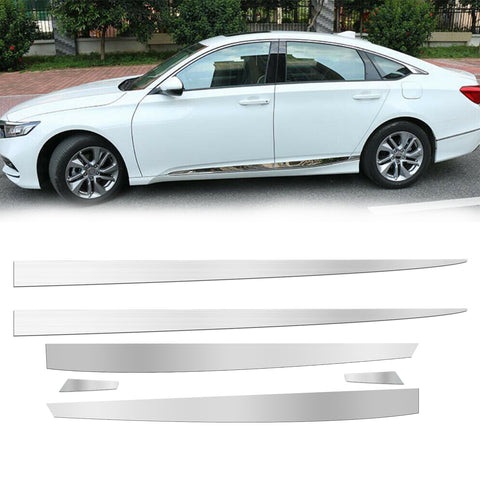 Stainless Steel Body Door Side Molding Trim for Honda Accord 10th 2018-2022