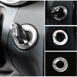 Silver/ Red/ Blue Aluminum Key Hole Surrounding Decor Trim for Mercedes Benz A B C E S R ML GL - Car Interior Decoration