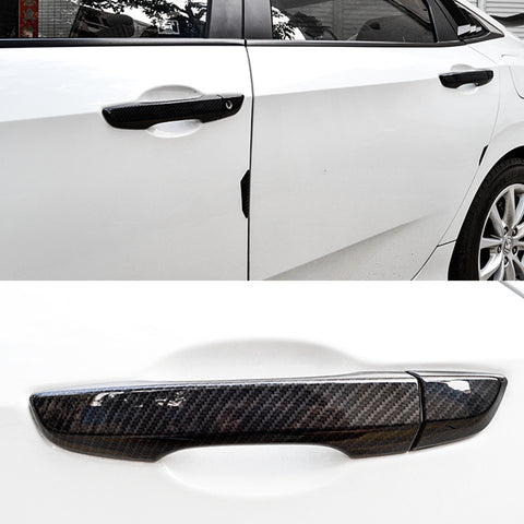 New Carbon Fiber Pattern Car Side Door Handle Cover Trim Guard for Honda CRV CR-V Civic 2012-2015
