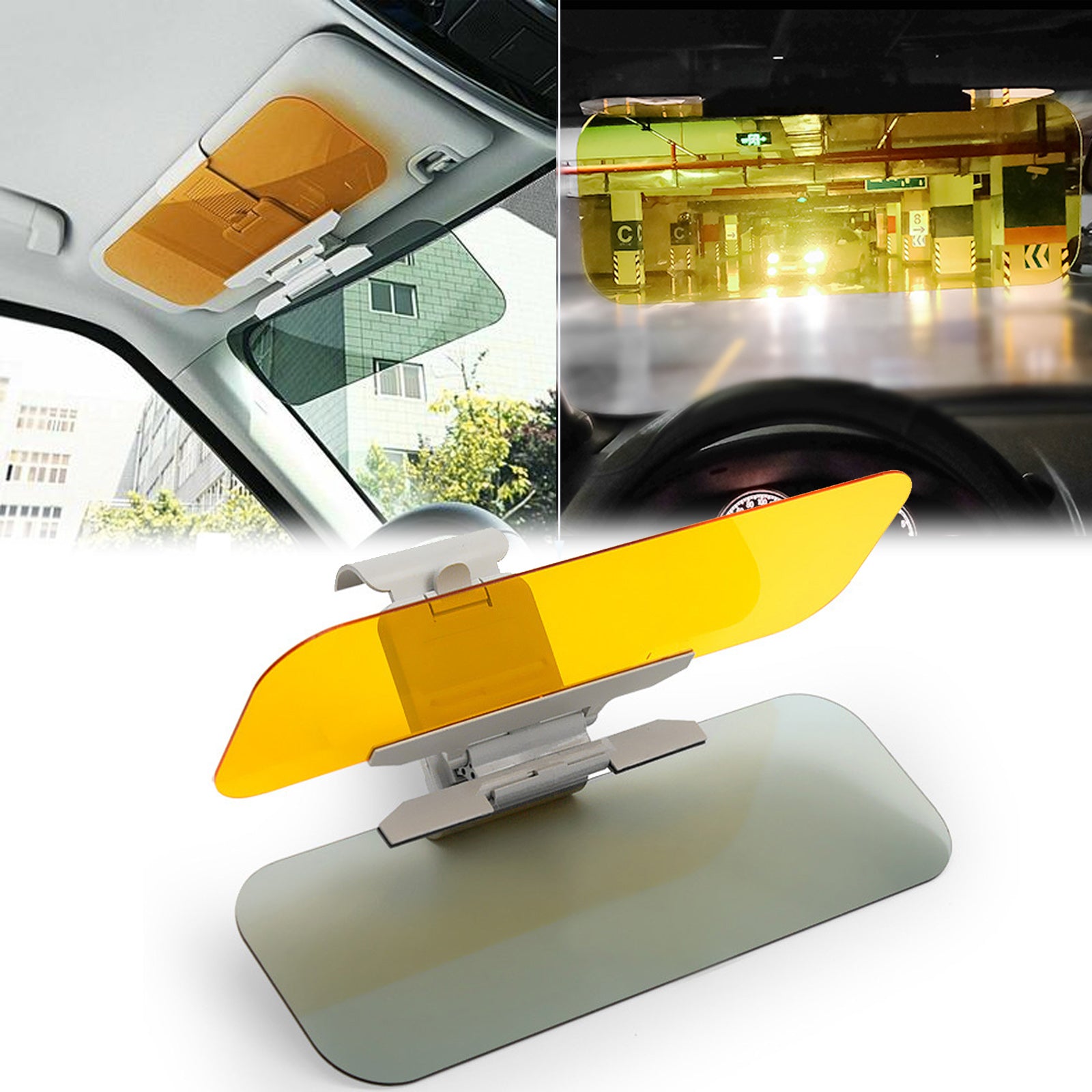 Car Sun Visor, Car Sun Shade Anti-Glare and UV Protection HD Automotive  Windscreen, Tac Extension for Cars SUV, 33 cm x 14.5 cm