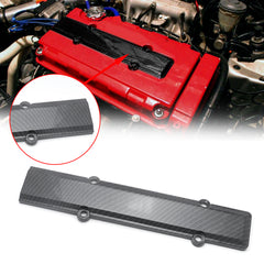 Carbon Fiber Style Engine Valve Spark Plug Insert Cover B-Serie Fit for Honda Civic B16 B18 VTEC