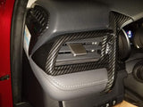 Carbon Fiber Print Interior Left Air Vent AC Outlet Cover Frame Trim 1pc for Toyota Camry 2018 2019 2020