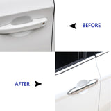 Glossy Chrome Exterior Door Handle Overlay Molding Cover Trims Silver for Toyota Camry 2018-2024
