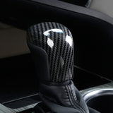 Carbon Fiber Pattern Inner Auto Gear Shift Knob Cover Trim Decoration For Toyota Camry 2018-2022 or Corolla Hatchback or Avalon 2019-2022