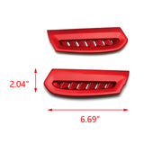 Red Side Console AC Air Vent Outlet Cover Trim For Toyota Camry 2018-2024