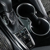 Black Interior Gear Shift Panel Button Cover Decor Trims 8pcs for Toyota Camry 2018 2019 2020