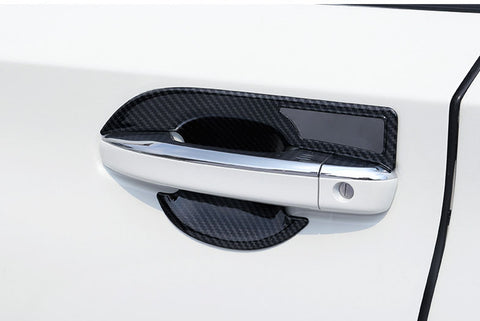 4pcs Exterior Door Bowl Handle Cover, Carbon Fiber Style Door Bowl Handle Trim for Honda Accord 10th 2018 2019 2020