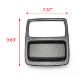 Car Rear Water Cup Holder Panel Trim Cover Carbon Fiber Style Fit for Honda Accord 2018 2019 2020