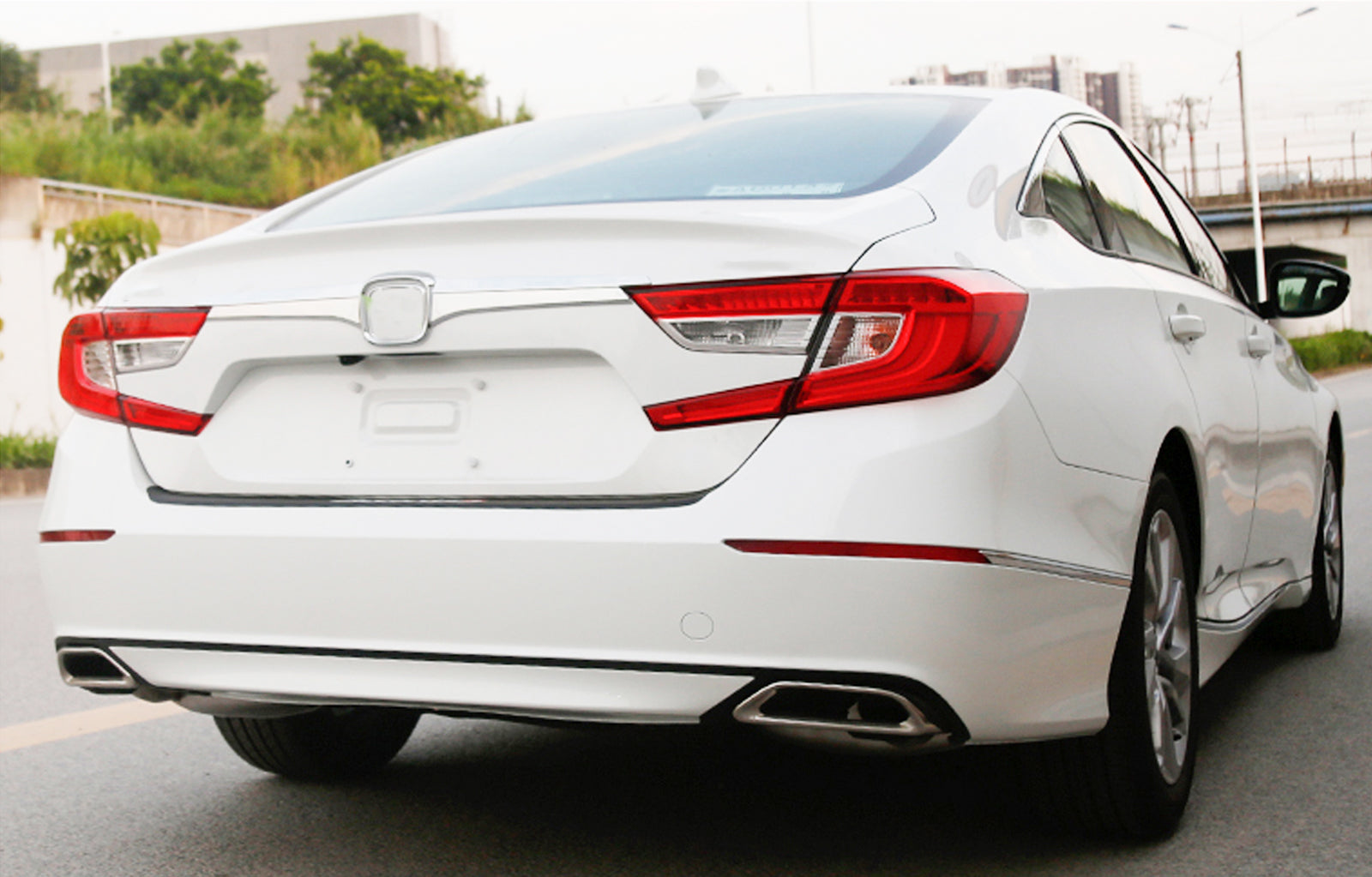 1x For Honda CRV CR-V 2012-16 Chrome Steel Rear Trunk Lid Tailgate Cover Molding