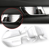 Chrome Matte Car Door Interior Door Handle Bowl Decor Cover Molding Trims 4pcs set for Honda Accord 10th 2018 2019 2020