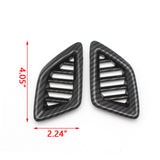 Carbon Fiber Print Dashboard Air Vent AC Outlet Cover Molding Trim 2pcs for Honda Accord 10th Gen 2018 2019 2020