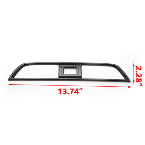Carbon Fiber Style Dashboard Strip Air Vent Panel Cover For Honda Accord 2018-22