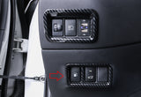 Carbon Fiber Pattern Interior Console Control Function Button Trim Cover for Honda Accord 2018 2019