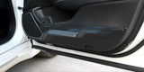 Interior Door Anti-Kick Panel Cover Trim Stainless Steel For Honda Accord 2018-2020, 4PCS(Carbon Fiber Texture）