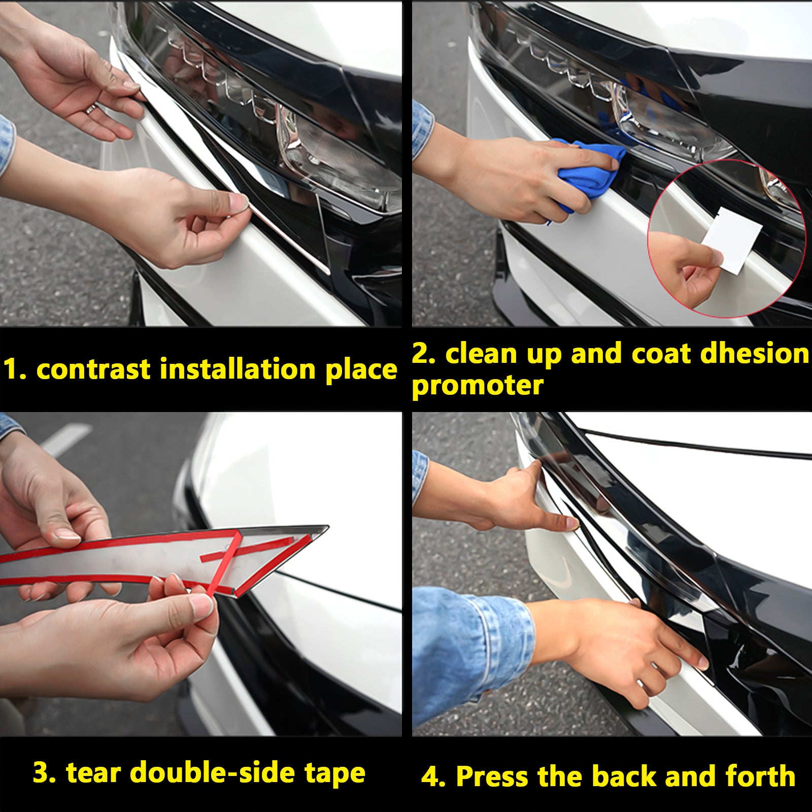 18PC For Accord 18 - 20 Chrome Grille Molding Fog light Bumper 18PC For Accord 18 - 20 Chrome Grille Molding Fog light Bumper