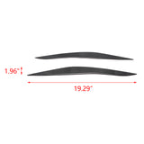 Carbon Fiber Headlight Eyebrows EyeLid Trim Sticker for BMW F10 5 Series 2010 2011 2012 2013 2014 2015 2016