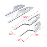 Silver Interior Armrest Window Rise Lift Down Control Switch Door Lock Panel Cover Trim Stainless Steel Accessories for Honda Civic 10th Gen 2016 2017 2018 2019 2020