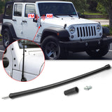 13 Inch Rubber Flexible Stubby Radio Reflex Antenna Topper Replacement Designed for Optimized FM/AM Reception For Jeep Wrangler TJ JK JL JLU Rubicon Sahara 1997-2021, Gladiator JT