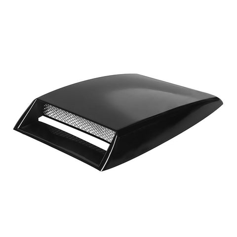 Universal Fit Car Air Flow Vent Intake Hood Scoop Bonnet Vent Decorative Cover 10"x7" inches (Glossy Black)