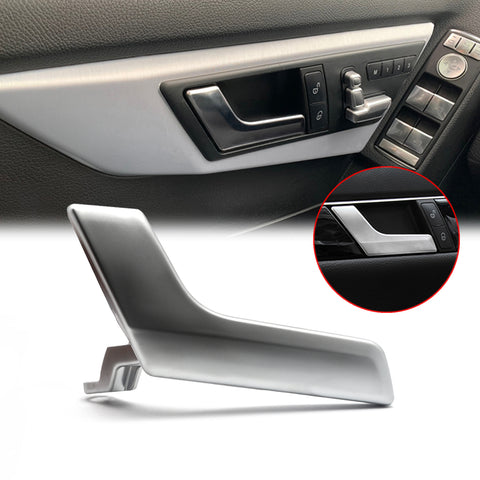 Matte Silver Inner Left Door Handle Repair For Mercedes-Benz C250 C300 C350 GLK
