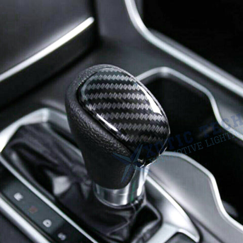 Carbon Fiber Look Steering Wheel Gear Shift AC Vent Cover Trim For Accord 18-22