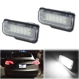 White Can-bus 18 SMD LED License Plate Lights Bulbs for 2012-2016 Tesla Model S