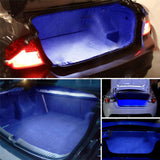 2002 - 2008 14 x-Light SMD Full LED Interior Lights Package Kit for Audi A4 S4 B6 White\ Blue