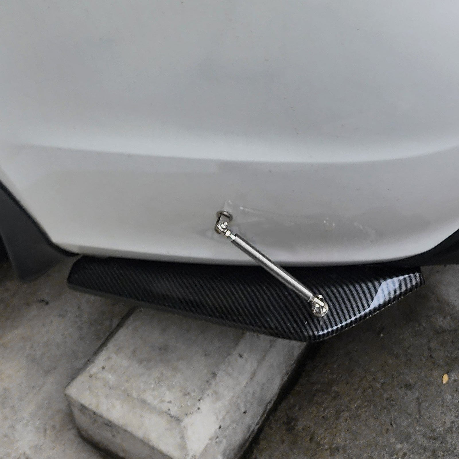 JDM Universal Rear Bumper Canard Diffuser Splitter Valence Spoiler Fin ...