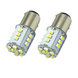 2x High Power 24-SMD White\ Red\ Amber 1157 BAY15D LED Turn Signal Parking Lights Lamp