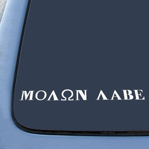 3pcs MOLON LABE Gun Rights "Come and Take Them" Die Cut Stickers For Car Truck Window Funny Decal Reflective Vinyl