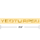 Matte Black \ Glossy Black \ Brushed Gold \ Brushed Silver Vinyl Insert Letters Decal For Ford SuperDuty 08-16 Rear Tailgate