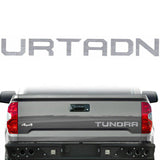 Gloss Black \ Brushed Aluminum Gold \ Brushed Aluminum Silver \ Matte Black\ Glossy Red Tundra Trunk Tailgate Decal Sticker For TOYOTA TUNDRA 2014- 2018