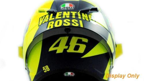 Valentino Rossi 46 fluoreszierend gelb Vinyl Aufkleber (v1) 2 x 10cm 4  Aufklebe