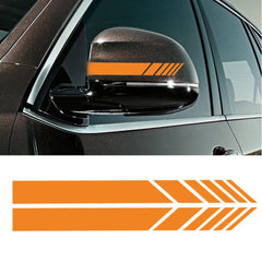 For Mercedes Benz W204 W212 W117 Glossy Vinyl Rear View Mirror Decor Stickers