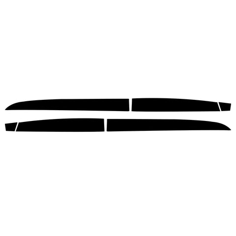 Matte Black Body Door Side Lower Stripe Decal Sticker For Honda Accord 2018 2019
