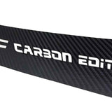 41" Carbon Fiber Vinyl Film Bumper Trunk Guard Plate Sticker Decal Accessories