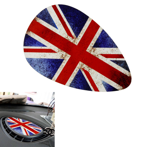 3D Center Air Vent Blue/Red Union Jack Sticker For Mini Cooper F55 F56 2014-2017