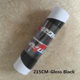 2.15M Glossy Black Side Skirt Sill Decal Stripe Stickers For BMW