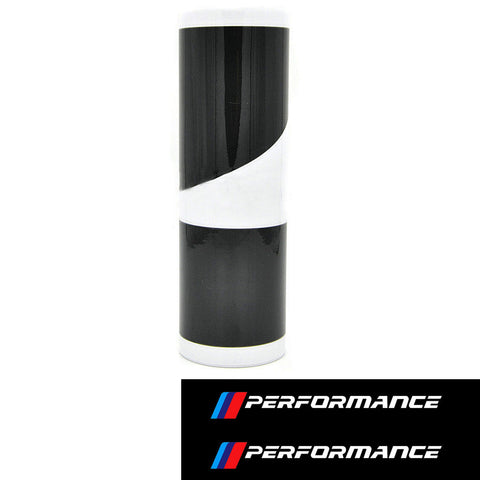 2.15M Glossy Black Side Skirt Sill Decal Stripe Stickers For BMW