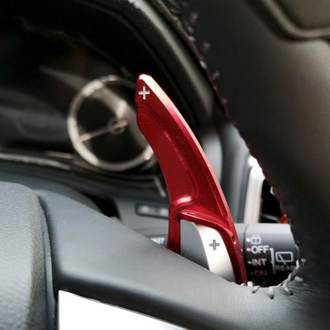 Red Aluminum Steering Wheel Paddle Shifter Extension For Honda Accord Civic 10th CRV