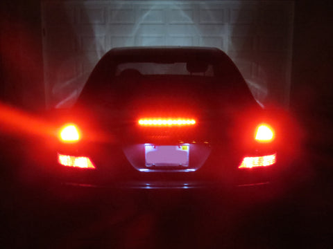 3157 Pure Red LED Strobe Flashing Blinking Brake Tail Light Parking Bulbs Lamps