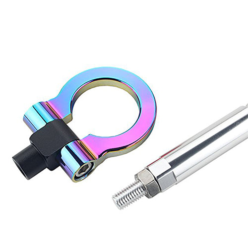 NEO Chrome JDM Style Front Bumper Tow Hook For Nissan 370Z 350Z