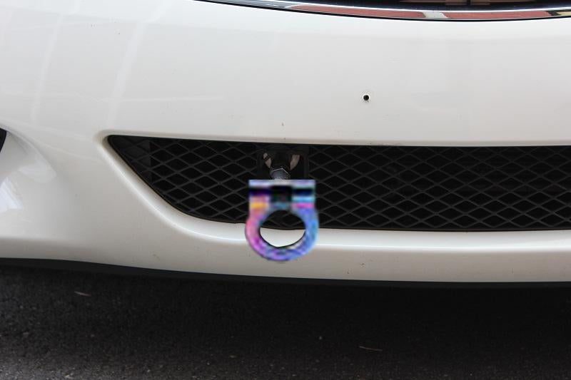 NEO Chrome JDM Style Front Bumper Tow Hook For Nissan 370Z 350Z Infini